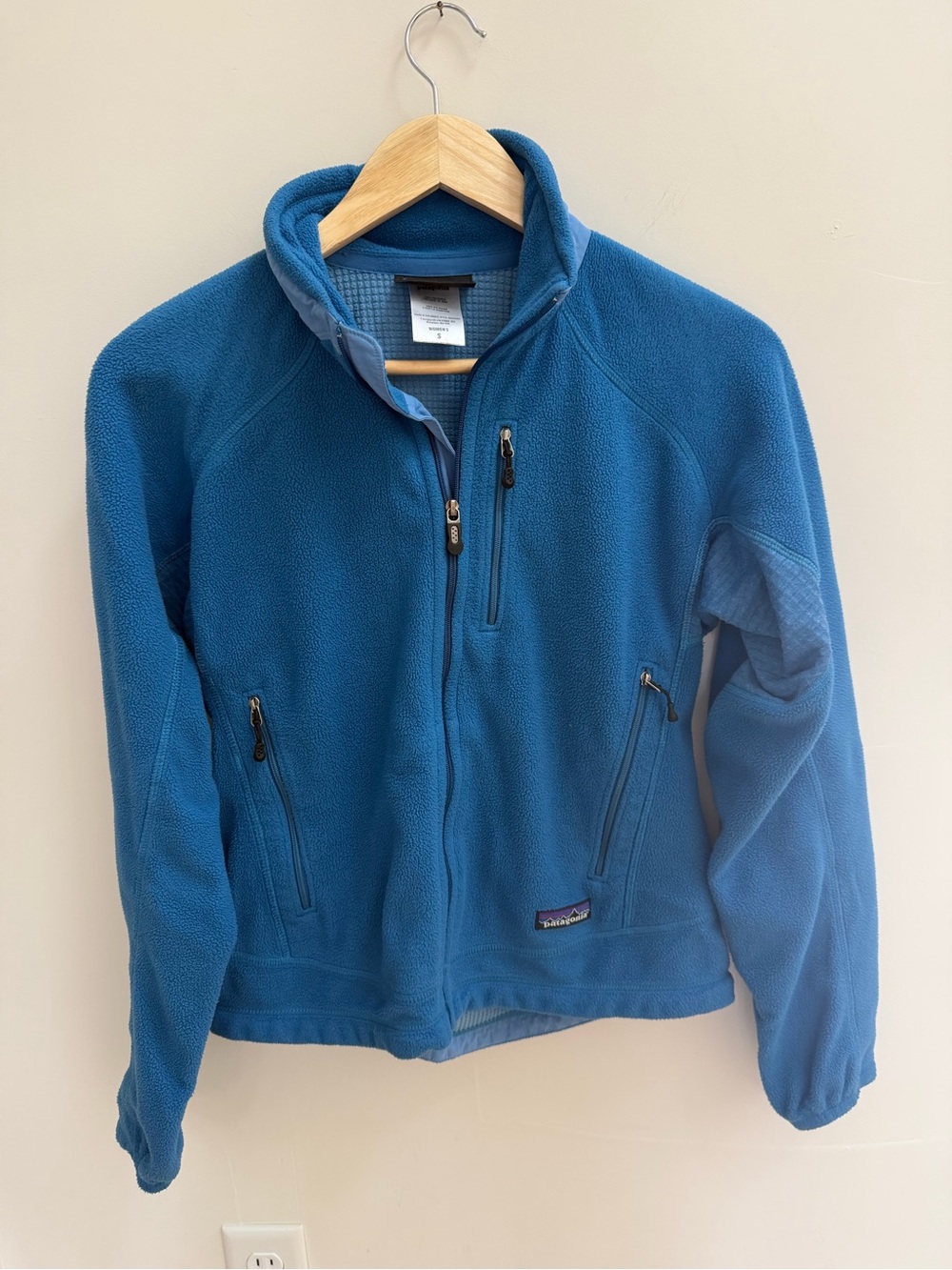 Vintage Patagonia Blue Full-Zip Fleece Jacket size SMALL